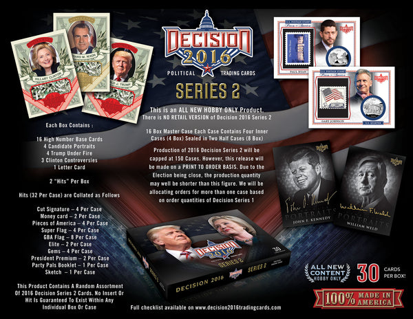 Decision 2016 Series 2 Hobby Case